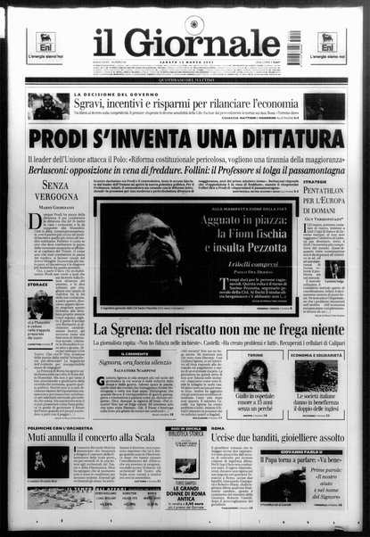 Il giornale : quotidiano del mattino